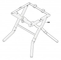 Bosch 3 601 M22 001 GTA 600 Work Table Spare Parts